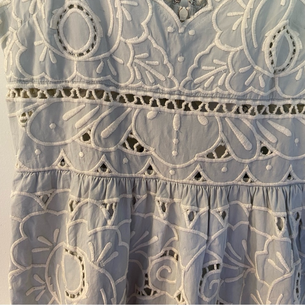 NWT SEA New York Blaire Eyelet Sleeveless Dress Size 4 - Picture 4 of 16